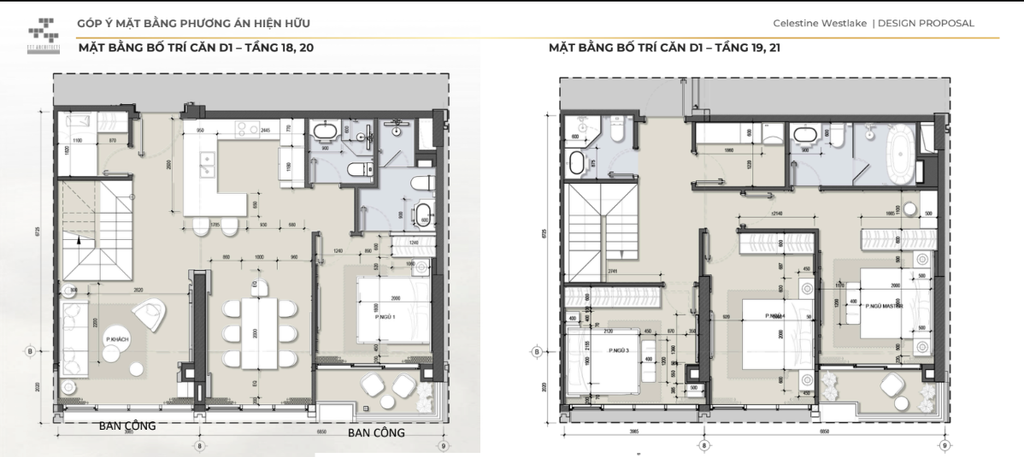 MB 2D Duplex Tân cổ điển celestine westlake