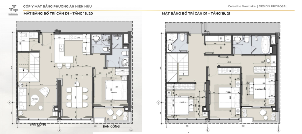 mặt bằng 2d duplex celestine