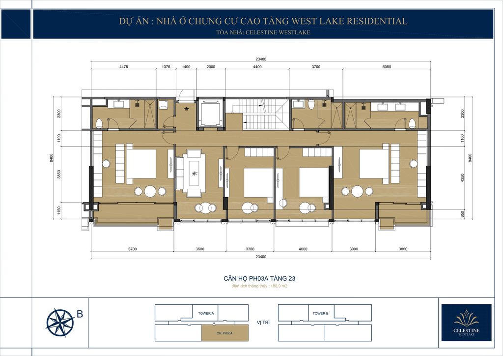 mặt bằng 2d penthouse celestine westlake (2)
