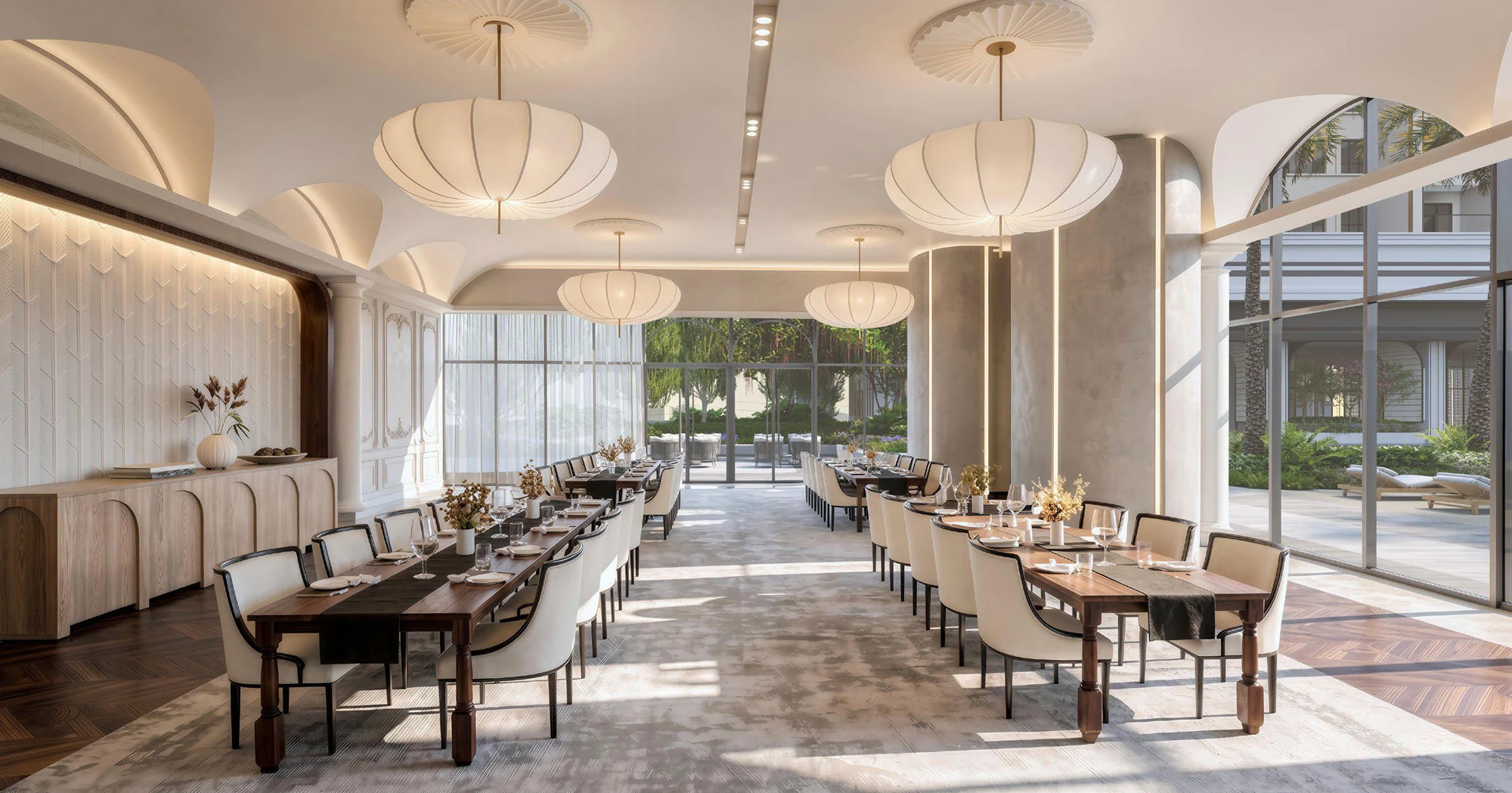 Phòng ăn riêng Private Dining tầng 5 Le Parc Place
